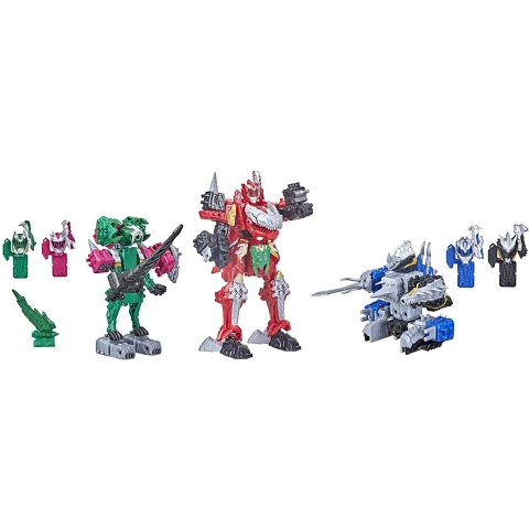 Power Rangers Dino Fury Megazord Mega Aksiyon Figr(5 para)