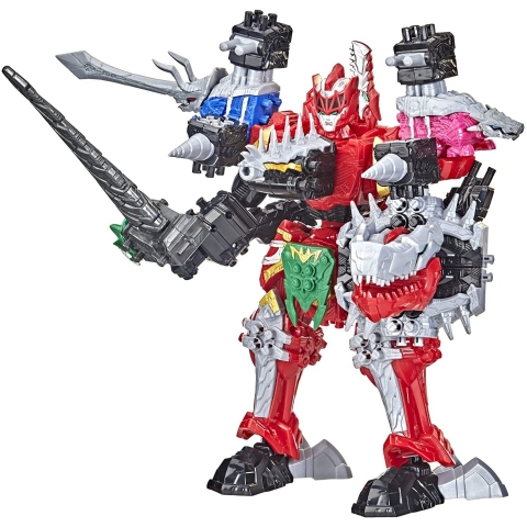 Power Rangers Dino Fury Megazord Mega Aksiyon Figr(5 para)