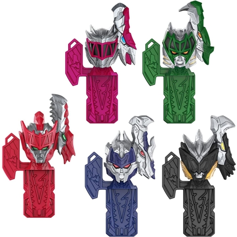 Power Rangers Dino Fury Megazord Mega Aksiyon Figr(5 para)