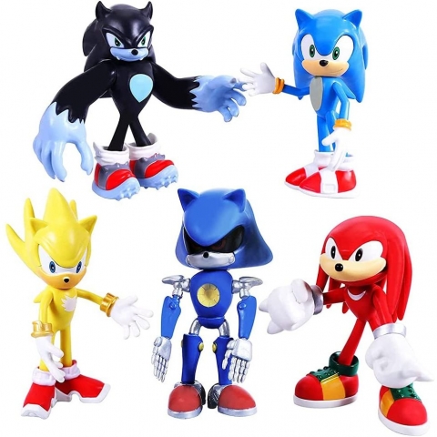 XinLiXing Sonic The Hedgehog Toys Aksiyon Figr(5 para)