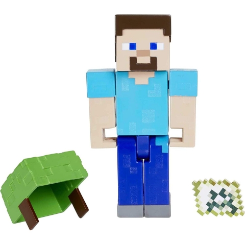 Mattel Minecraft Underwater Steve Aksiyon Figr(8cm)