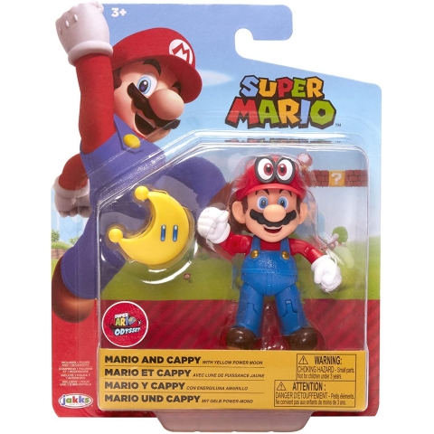 SUPER MARIO Nintendo  Mario Wearing Cappy Aksiyon Figr(10 cm)