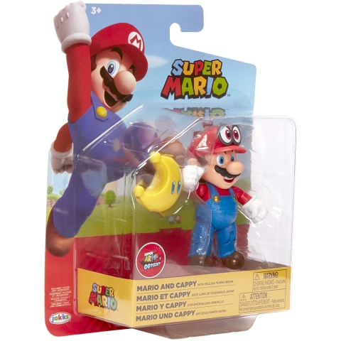 SUPER MARIO Nintendo  Mario Wearing Cappy Aksiyon Figr(10 cm)