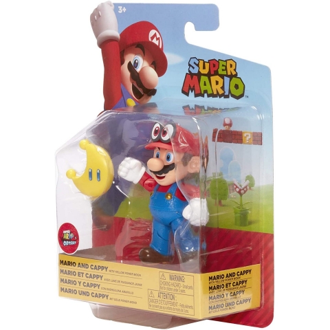 SUPER MARIO Nintendo  Mario Wearing Cappy Aksiyon Figr(10 cm)