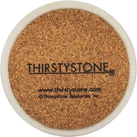 Thirstystone Dekoratif Bardak Altl(1adet)(Beyaz)