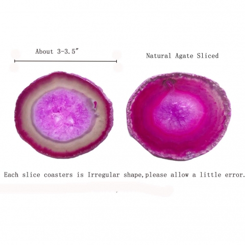 JIC Gem Dekoratif Bardak Altl(4 adet)(Pembe)