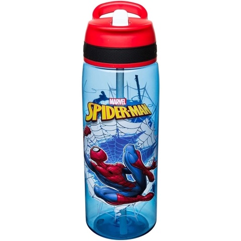 Zak Designs Spider-Man 740 mL Plastik Termos(Renkli)