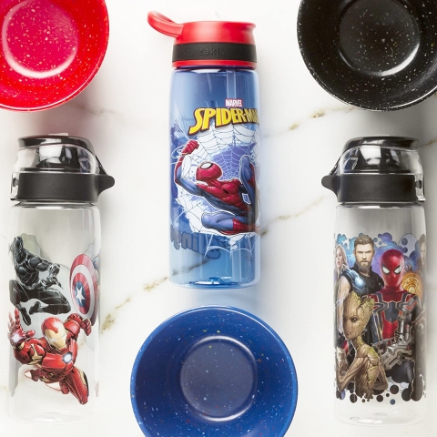 Zak Designs Spider-Man 740 mL Plastik Termos(Renkli)