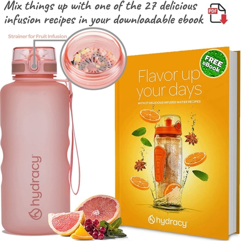 Hydracy 1820 mL Plastik Termos(Pembe)