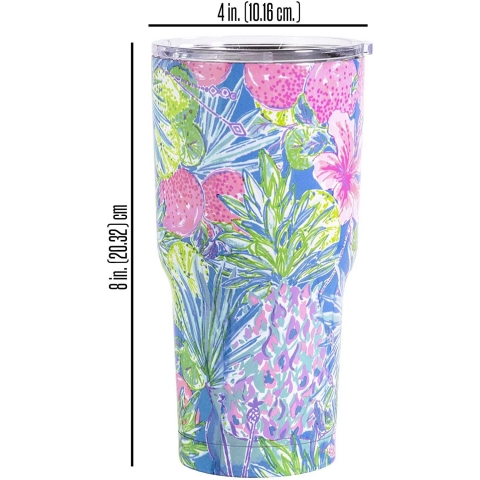 Lilly Pulitzer  890 mL elik termos(Renkli)