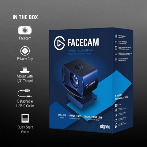 Elgato Facecam 1080p FULL HD Webcam