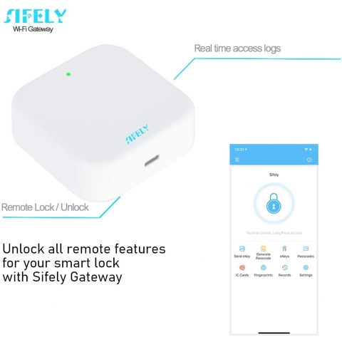 Sifely Akll Kap Kilidi WiFi Adaptr