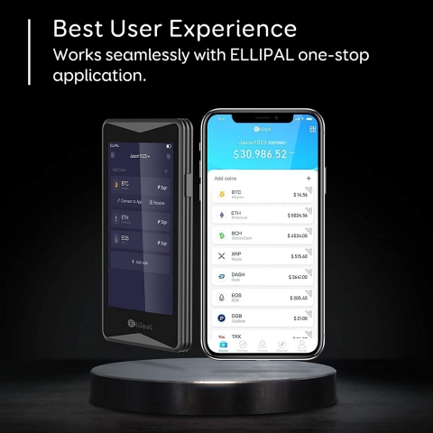 ELLIPAL Bitcoin Kripto Para Czdan (Siyah)