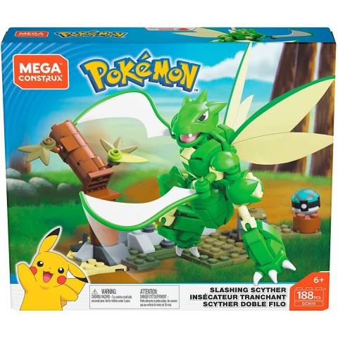 Mega Construx Pokemon Slashing Scyther (188 Para)