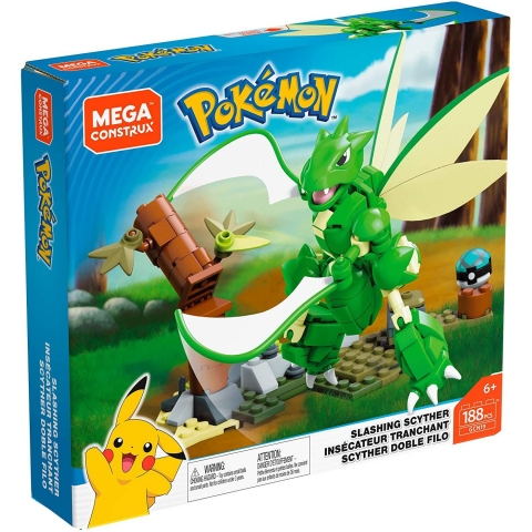 Mega Construx Pokemon Slashing Scyther (188 Para)