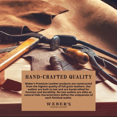 WEBER'S PREMIER LEATHER RFID Korumal Deri Czdan (Kahve)