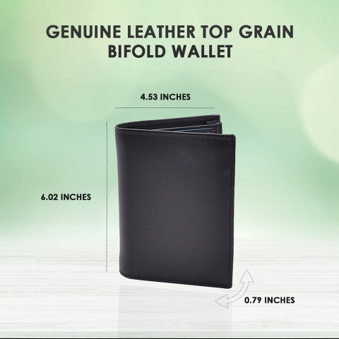 Leather SR RFID Korumal Kadn Deri Czdan (Siyah)