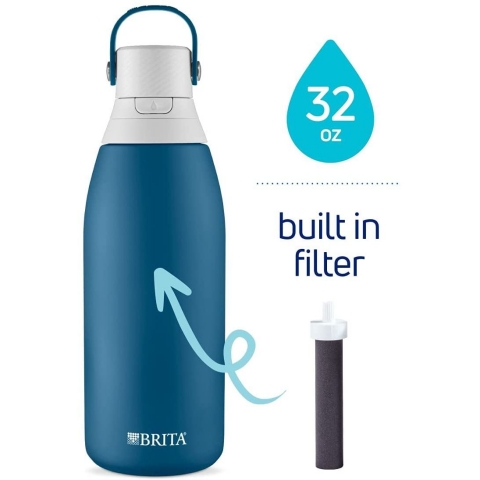 Brita Paslanmaz elik Su Artmal Su iesi (950ml)(Marina)