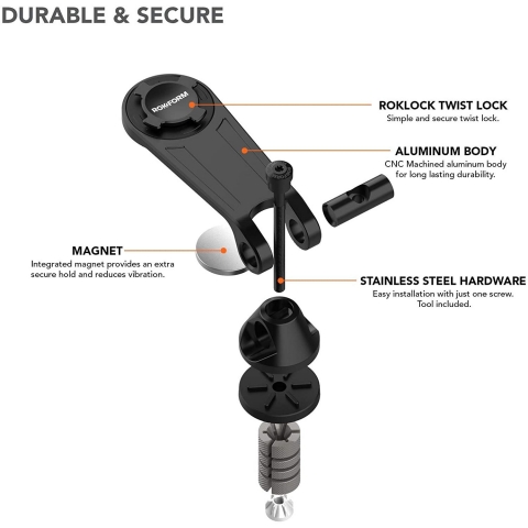 Rokform Pro Series Motosiklet Stem Telefon Balants