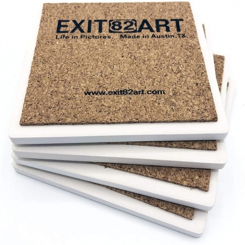 EXIT82ART Ta Bardak Altl (New Orleans Kahverengi, 4 Adet)