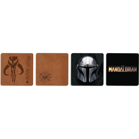 Bioworld The Mandalorian MDF Bardak Altl (Kahve, 4 adet)