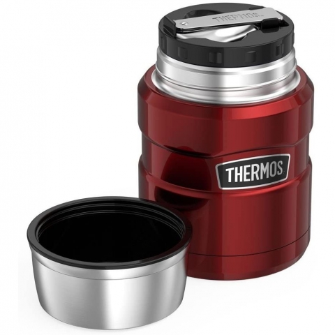 THERMOS Paslanmaz elik Yemek Termosu(470ml, Cranberry)