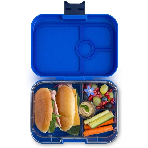 Yumbox Blmeli Beslenme Kutusu (Lacivert)