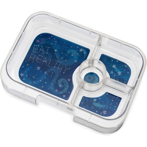 Yumbox Blmeli Beslenme Kutusu (Lacivert)