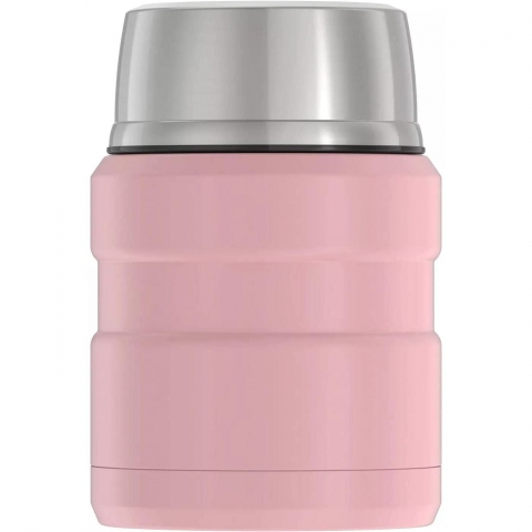 THERMOS Paslanmaz elik Yemek Termosu(470ml, Pembe)