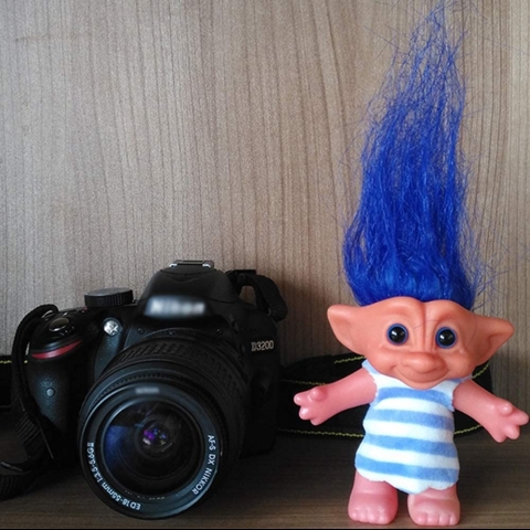 Yintlilocn Vintage Lucky Troll Dolls / Troll Bebek (Mavi)