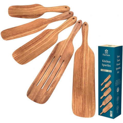 Nice-nook Tahta Spatula Seti (5 Para)