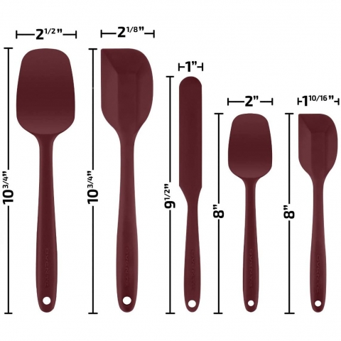 Ovente Silikon Spatula Seti (5 Para, Mrdm)