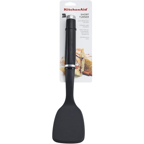 KitchenAid KE015OHOBA Silikon Spatula (Siyah)