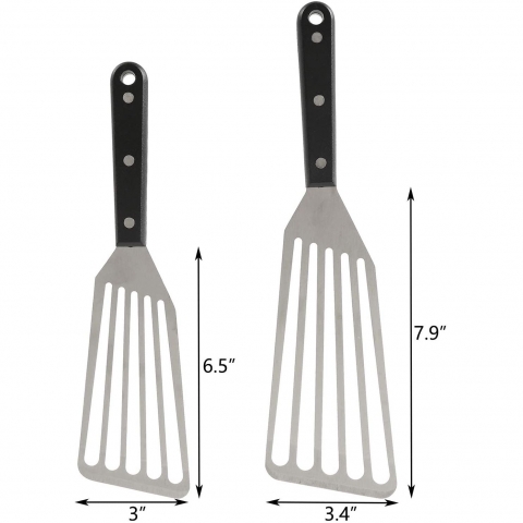 Hedume Paslanmaz elik Spatula Seti (3 Para)