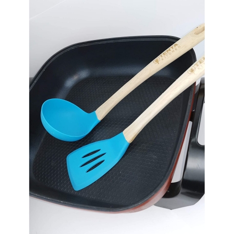 TENTA Silikon Spatula (Mavi)