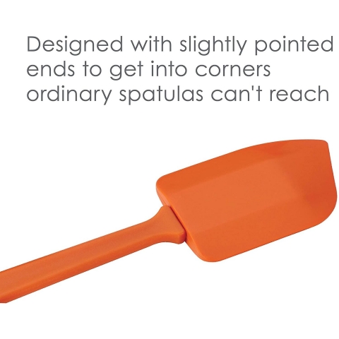 Rachael Ray Silikon Spatula Seti (3 Para, Turuncu)