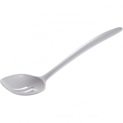 Gourmac Silikon Delikli Spatula(Beyaz)