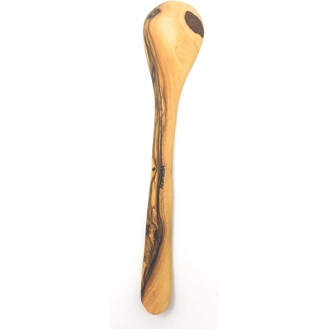 Tunisian Olive wood Tahta Spatula (Kahverengi)