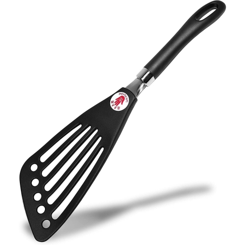 seki japan Naylon Delikli Spatula (Siyah)