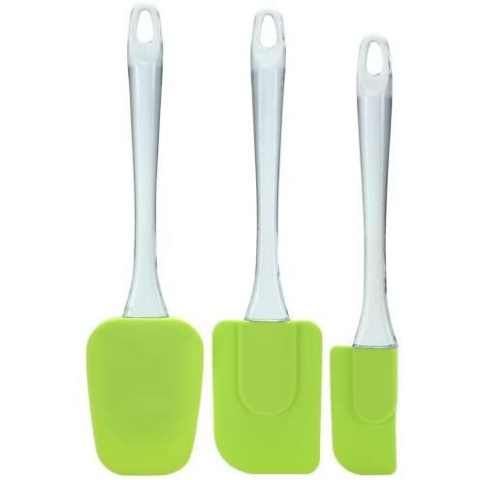 Nicole Home Collection Silikon Spatula Seti (Yeil, 3 Para)