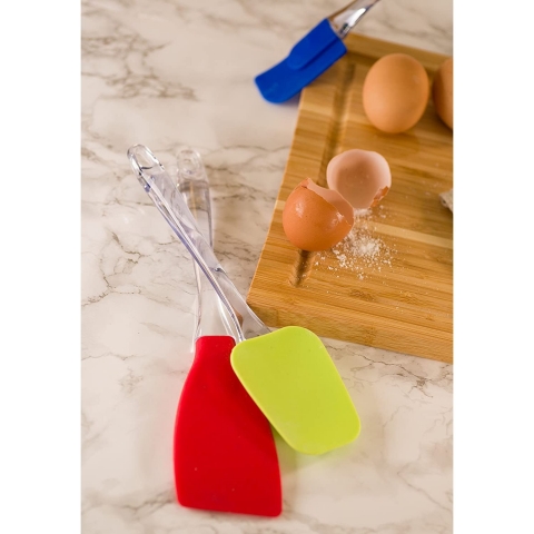 Nicole Home Collection Silikon Spatula Seti (Yeil, 3 Para)