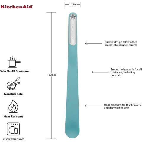 KitchenAid Blender Silikon Spatula (Mavi)