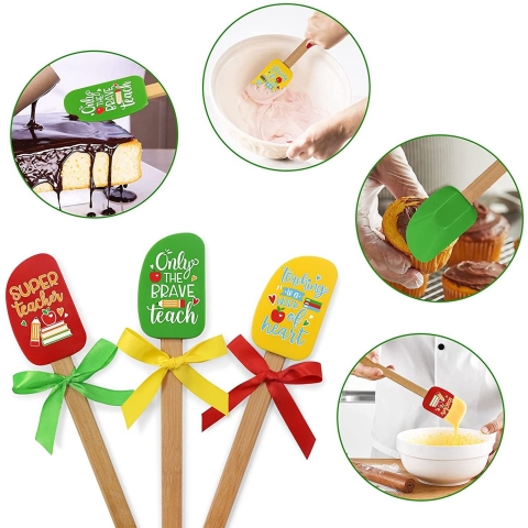 Huray Rayho Silicone Spatula Seti(3 Para, ok Renkli)