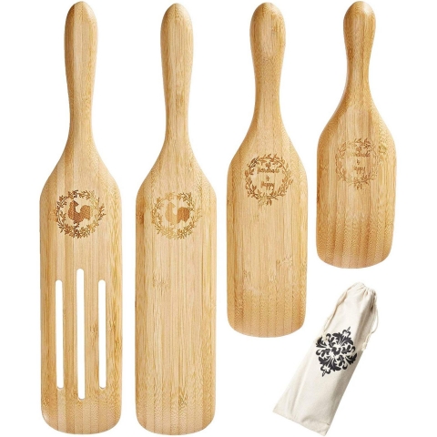 Debbiedoos Bambu Spatula Seti (4 Para)