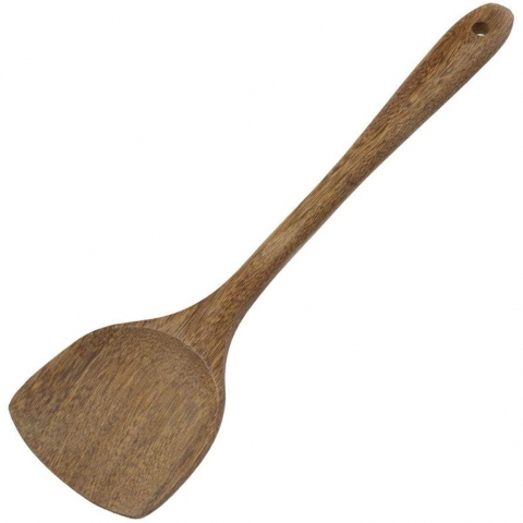 uxcell Tahta Spatula (Kahverengi)