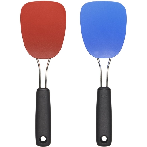 OXO Nylon Spatula Seti(2 Para, ok Renkli)