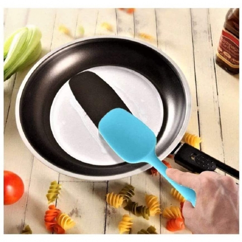 Generic Silikon Spatula Seti(6 Para, Mavi)