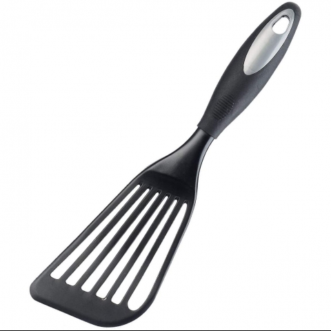 KSENDALO Silikon Delikli Spatula (Siyah)