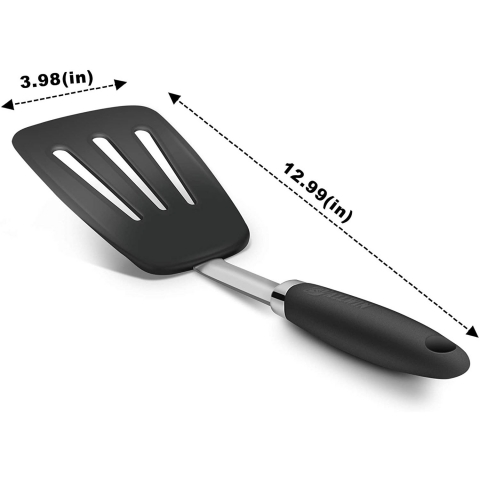 ALLWIN-HOUSEWARE Silikon Spatula (Siyah)