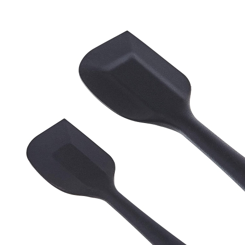 AmazonCommercial Silikon Spatula Seti(4 Para, Siyah)